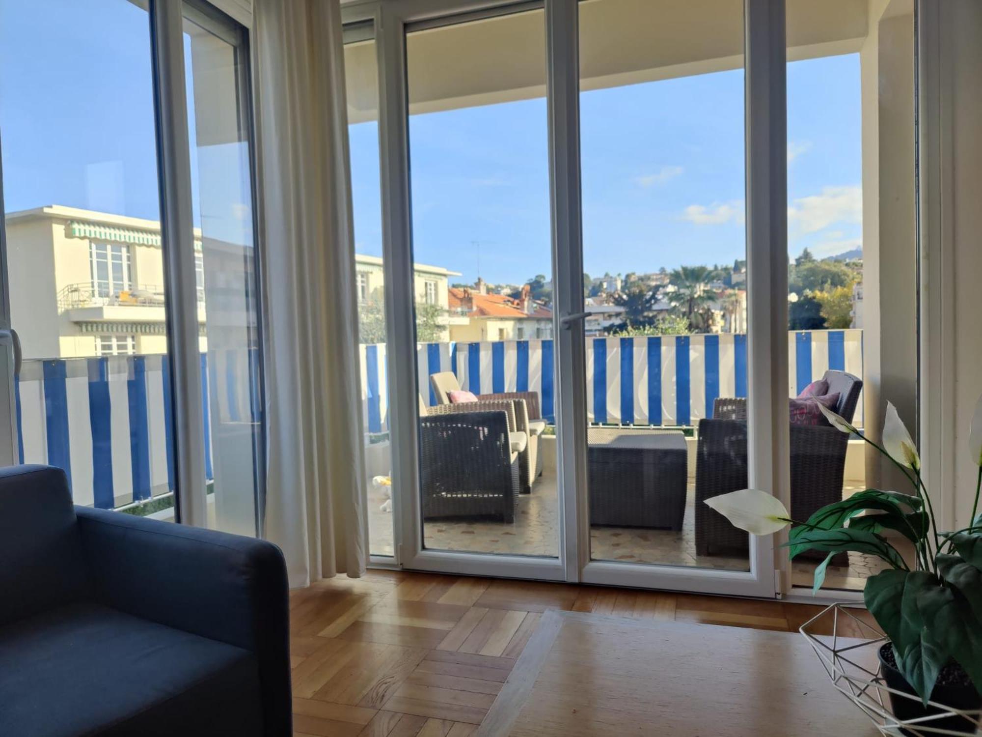 Grand Appartement Terrasse Parking Nizza Esterno foto